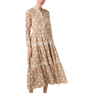 Ro's Garden Womens Diwali Maxi Dress, Tan